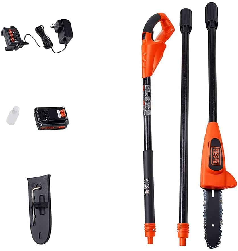 BLACK+DECKER Pole Saw- Best Cordless Electric Saw